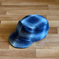 Nora Hat - Blue plaid contrast