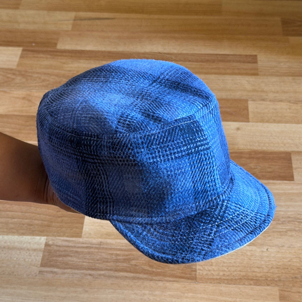 Nora hat - Dark Blue/Mustard