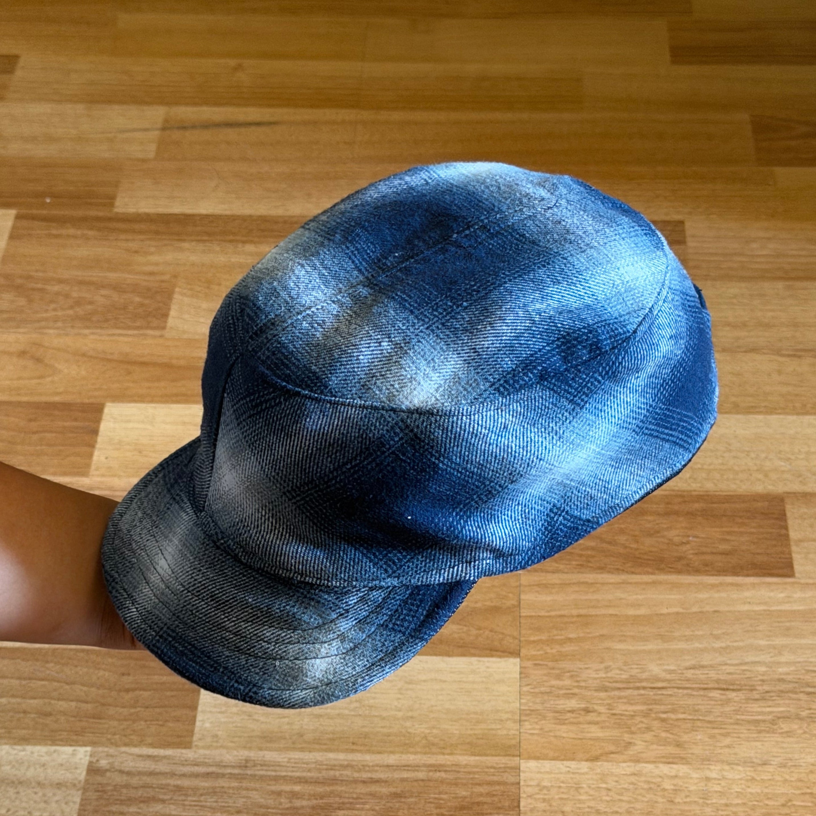 Nora Hat - Blue Plaid